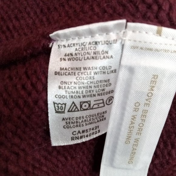 Ann Taylor Womens Sweater Turtleneck Pink XXL Wool Pullover Stretch Sweatshirt‎ - Picture 6 of 10